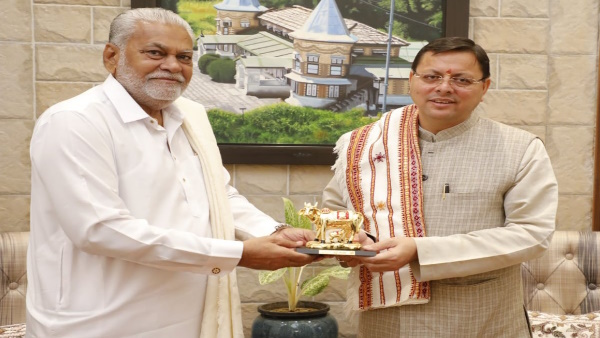 CM pushkar Dhami met Union Fisheries, Animal Husbandry Dairy Minister Purushottam Rupala New Delhi