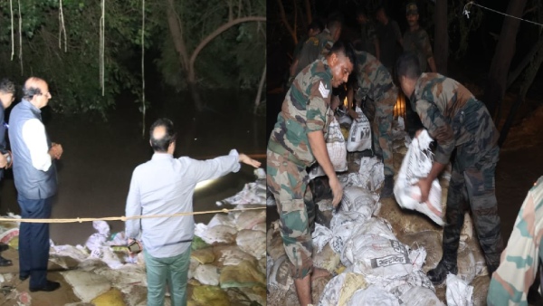 delhi flood I&FC Bund restoration