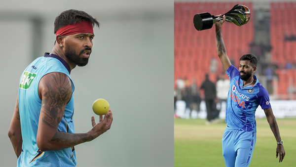 Hardik Pandya bowling