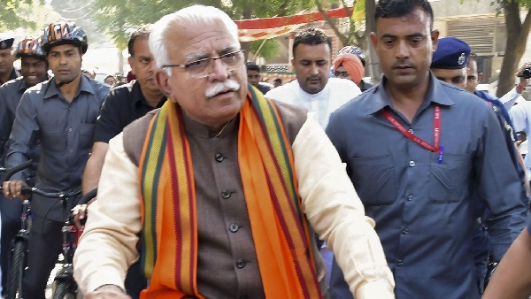 haryana cm manohar lal khattar haryana cm manohar lal khattar