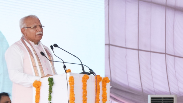 Haryana: CM Khattar laid the foundation stone of several projects worth 2741 crores