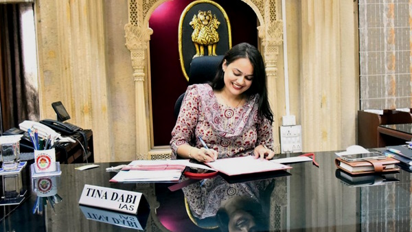 IAS Tina Dabi DM Jaisalmer IAS Tina Dabi DM Jaisalmer