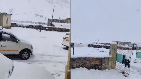 unseasonal snowfall in ladakh