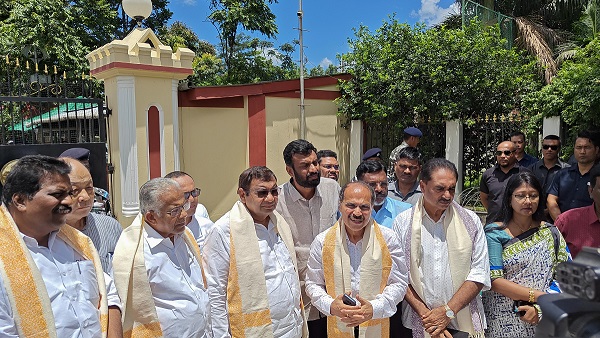 Opposition MPs Manipur visit