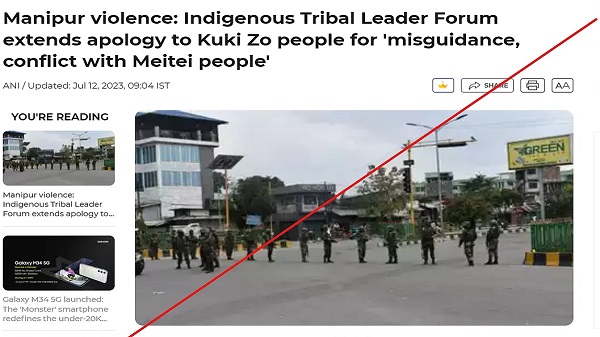 Fact check Manipur Violence