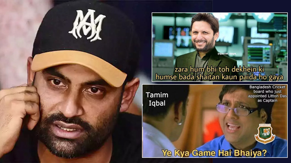 viral memes after Tamim Iqbal turned his retirement decision
