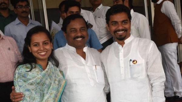 NCP leader Aditi Tatkare family NCP leader Aditi Tatkare family