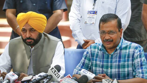 Arvind Kejriwal Bhagwant Mann