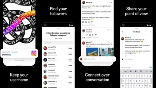 facebook meta launches threads social media platform to competitive with twitter