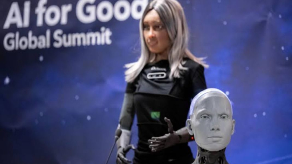 AI for Good Global summit of robot created many questions artificial intelligence