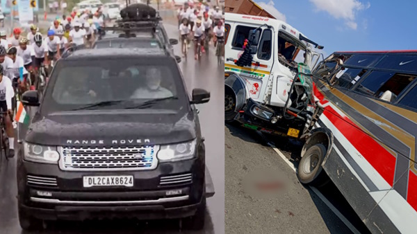 Bus Accident PM Modi in Bikaner Bus Accident PM Modi in Bikaner