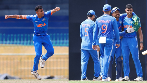 R Hangargekar early strike twice in Emerging Asia Cup 2023 R Hangargekar early strike twice in Emerging Asia Cup 2023