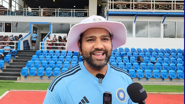  Rohit Sharma talks about 100th Test between India and West Indies