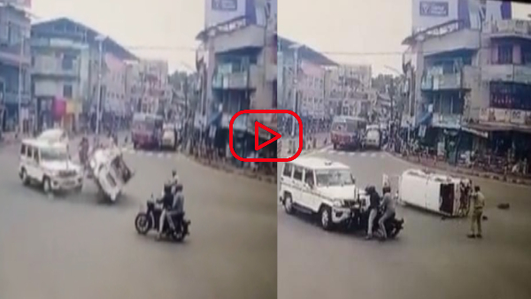 Sivankutty convoy Eskart collides with ambulance 