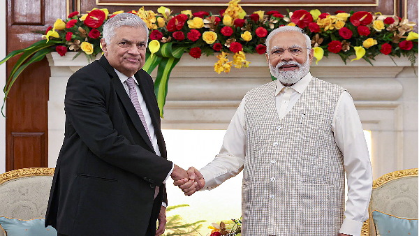 Sri Lankan president in india