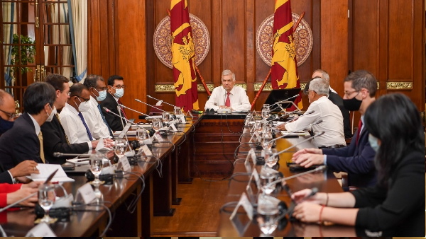 Sri Lankan president in india