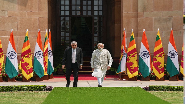 Sri Lankan president in india