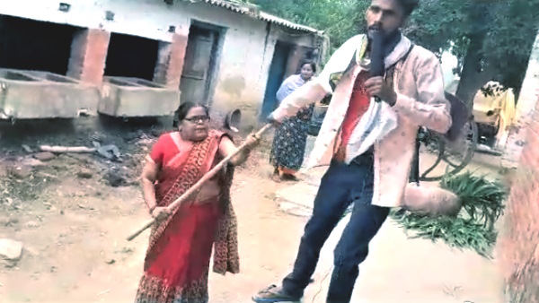 Viral Video ANM beating YouTuber with slippers for questioning on the condition of swasthya kendra