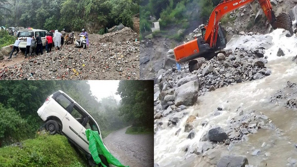 weather Rain wreaks havoc Badrinath highway closed, torrential rain brings trouble in Mussoorie