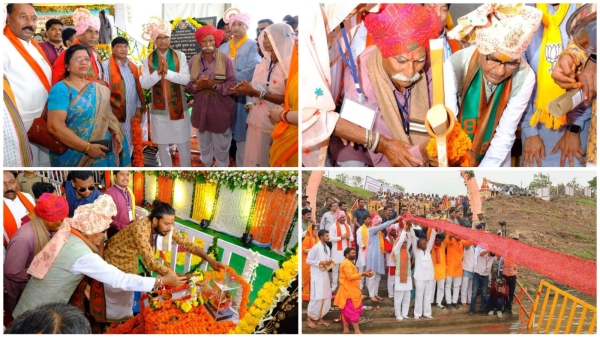 CM Shivraj Singh chauhan inaugurated Vikas Parv from Dhar and Barwani, gifted development works