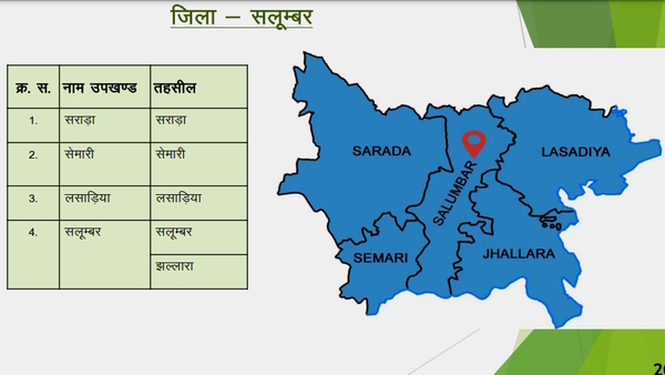 Salumbar district map