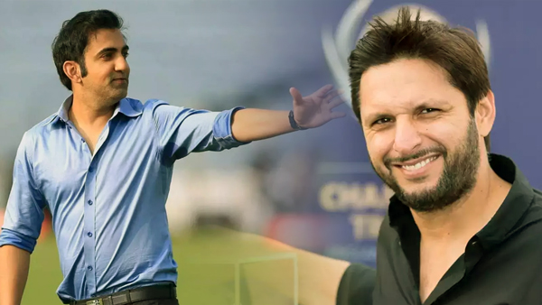 Gautam Gambhir vs Shahid Afridi