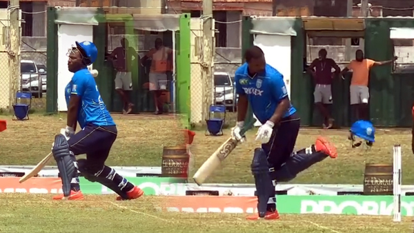 Watch how Charles survives a bizarre dismissal 