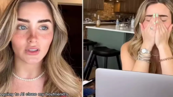 Woman caught boyfriend cheating on he