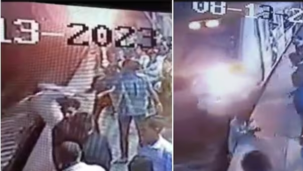 Man came under moving train