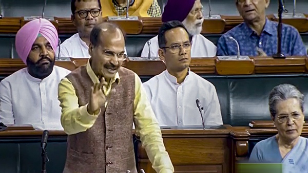 Adhir Ranjan Chowdhary on suspension