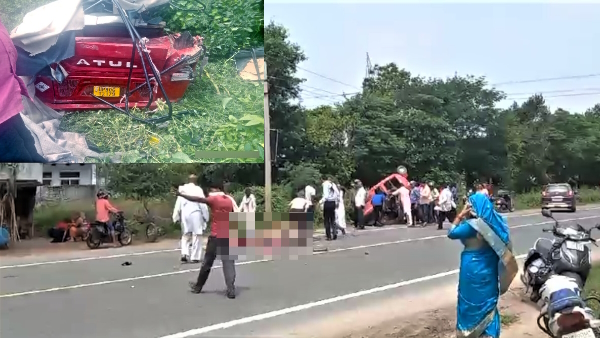Agra Road Accident Tanker rammed an auto full of passengers 3 women including a teenager died 