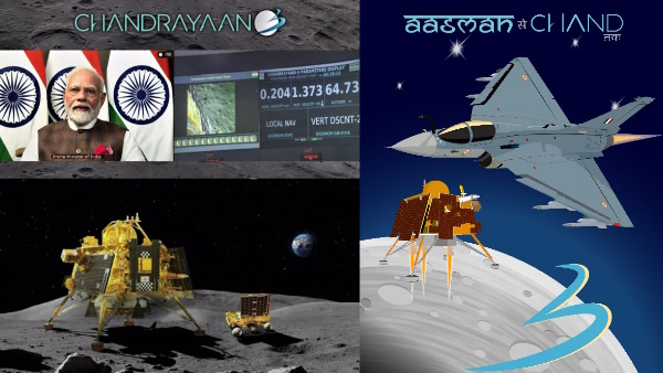 Celebration in India IAF congratulates the countrymen for Chandrayaan-3 wrote Waiting for Gaganyaan Celebration in India IAF congratulates the countrymen for Chandrayaan-3 wrote Waiting for Gaganyaan