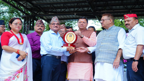 CM pushkar Dhami pays tribute to martyr Major Durga Malla, honors people of Gorkha community