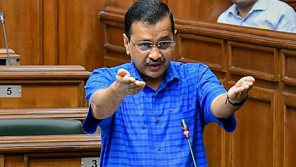 CM Kejriwal in assembly