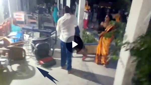Viral Video Eunuchs created ruckus in police station lifted and slammed chairs