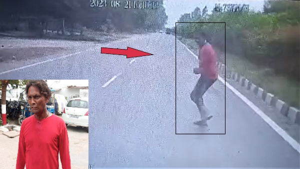 a man cut his throat jumped in front of tourist bus on highway horrifying incident caught on camera a man cut his throat jumped in front of tourist bus on highway horrifying incident caught on camera