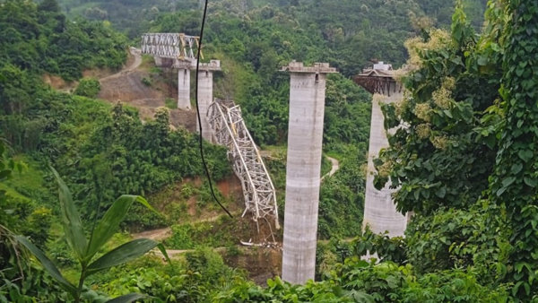 mizoram bridge collapse