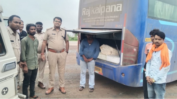 illegal corex bus charter satna