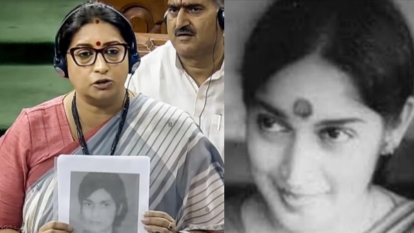 Who was Snehalatha Reddy whom Smriti Irani mentioned in Parliament?