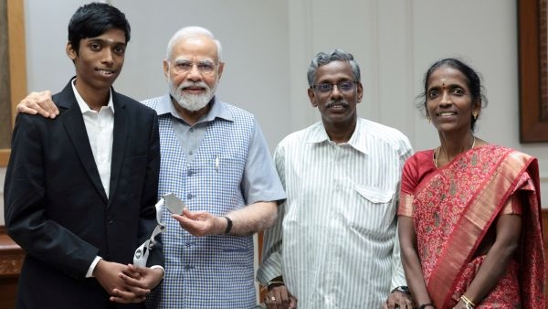 Praggananandhaa and modi Praggananandhaa and modi