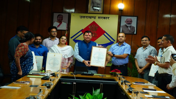 National e-Governance Award-2023 to Apni Sarkar Portal, CM pushkat Dhami said- matter of honor