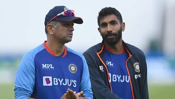 Rahul Dravid and Jasprit Bumrah