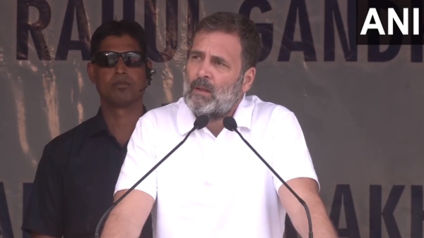 Rahul Gandhi in Kargil rally Rahul Gandhi in Kargil rally