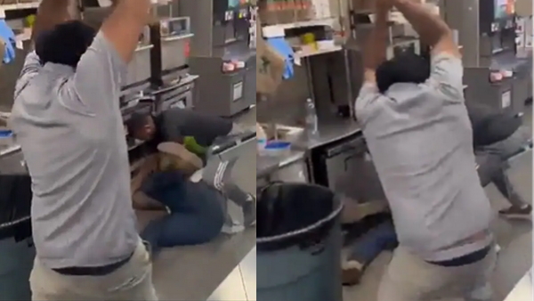 viral video of Americas grocery store