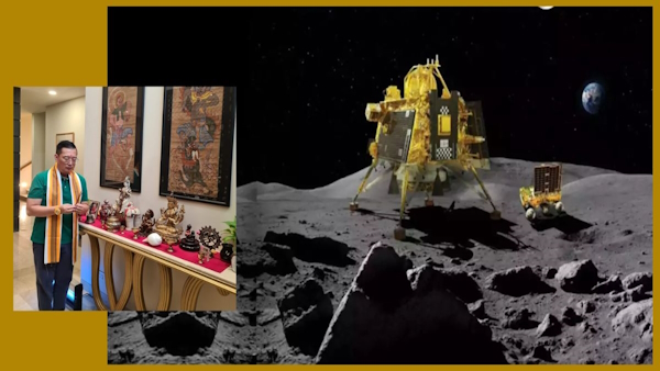 Simon Wong prays for success of Chandrayaan-3 Simon Wong prays for success of Chandrayaan-3