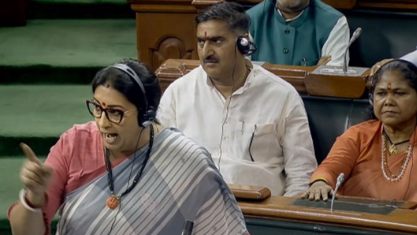 smriti irani parliament speech