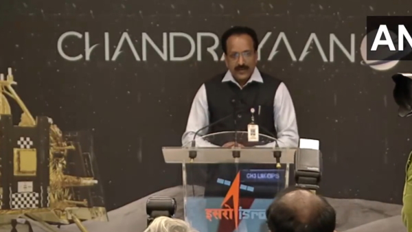 India is on the Moon ISRO chief S Somanath Chandrayaan 3 Vikram lander makes safe landing on Moon