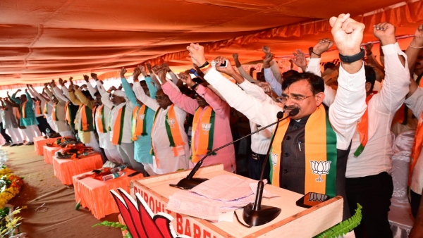 BJP president vishnudut sharma addressed the convention of Udaipura Assembly in Bareilly