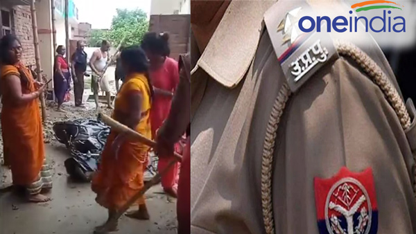 video-of-beating-of-female-village-head-goes-viral-in-azamgarh-up