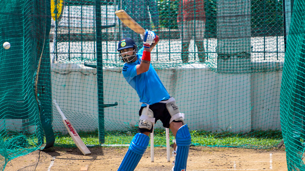 Virat Kohli sweated in the gym